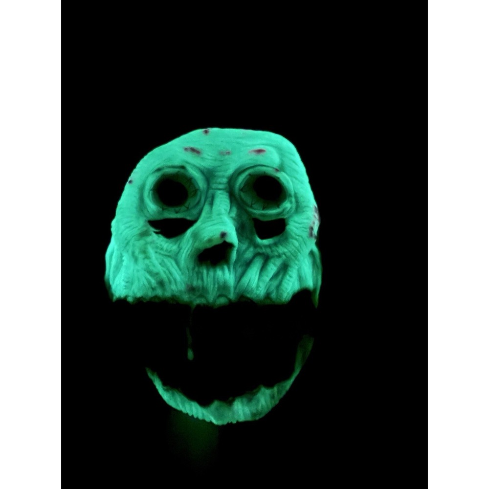 Midnight Creatures Glowing Goon Mask Adult OS Green Good Glow in the Dark Hood